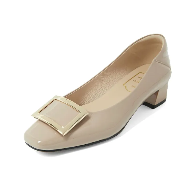 COMELY Melody Collection Chunky Heel High Heels Women's-16
