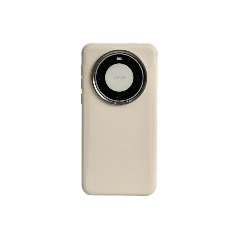 Wei Xin Leather Material Liquid Metal Lens Ring M Phone Cases Compatible With Huawei Mate 70/60 Pro/Pura 70/70 Pro+-0
