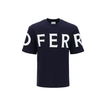 Ferragamo Logo Printed Crewneck T Shirt