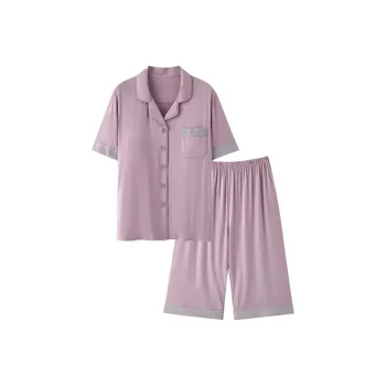 MADALLO Pajama Set Women's Dark Purple