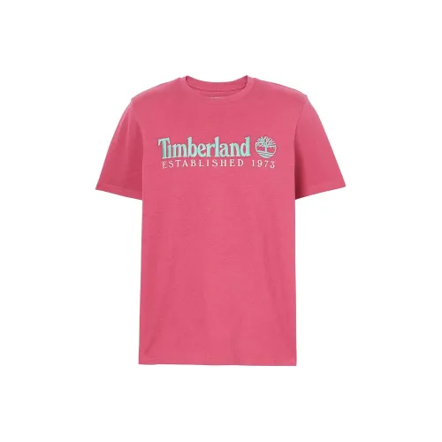 Timberland T-Shirts Men Pink