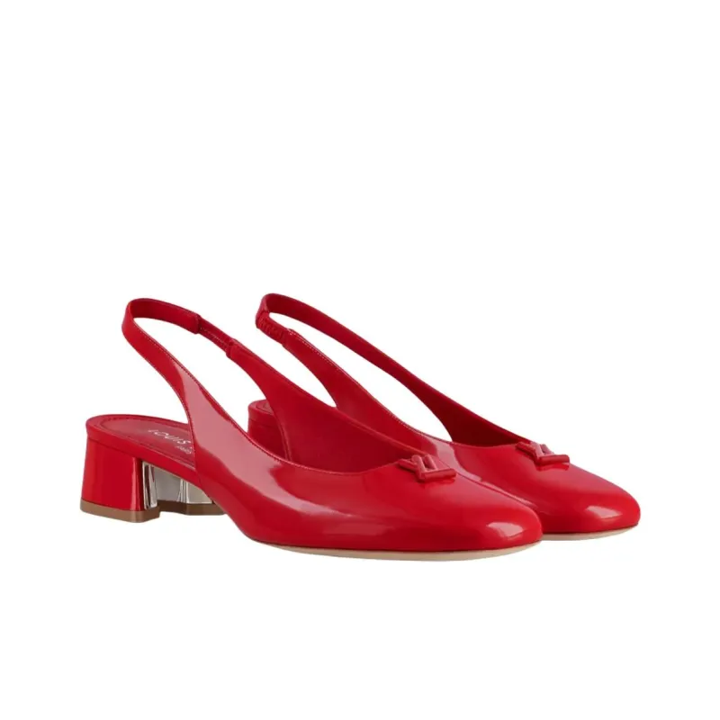 LOUIS VUITTON High Heels 3.5cm Women's Red-2