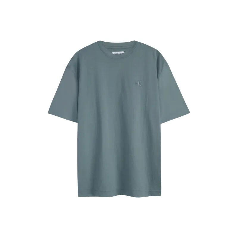CALVIN KLEIN SS24 Series T Shirt Men's Light Gray Blue-0