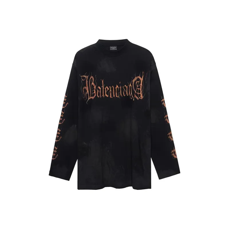 Balenciaga T Shirt Unisex Black-0