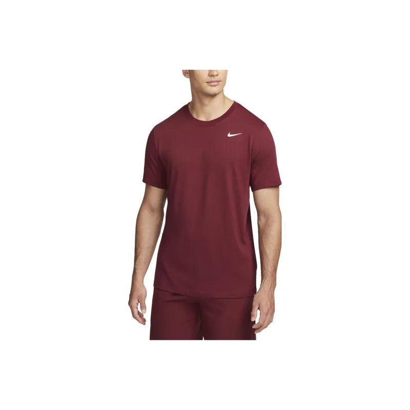 Nike T Shirts Men Dark Red-0