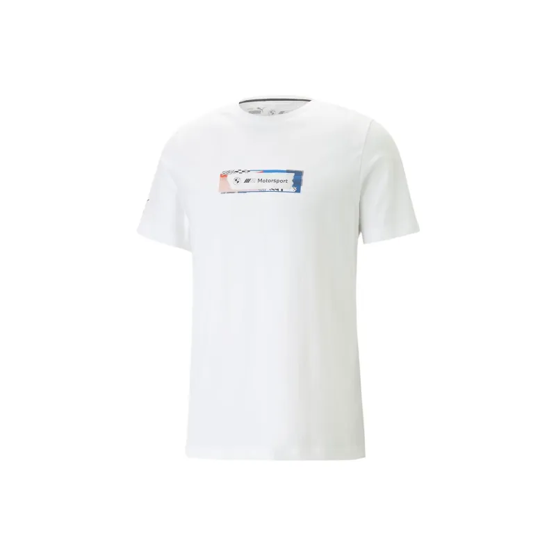 PUMA BMW M Motorsport T Shirt Unisex White-0