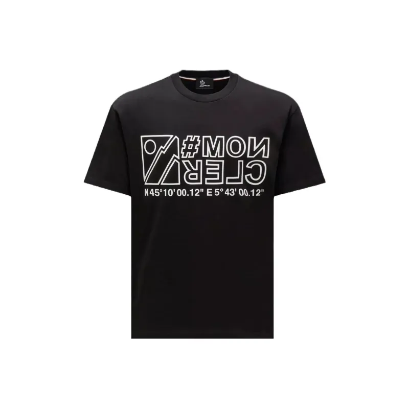 Moncler Grenoble Logo Printed Crewneck T Shirt-0