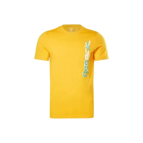 Reebok Myt Ss Graphic Tee T-Shirt Men's Yellow