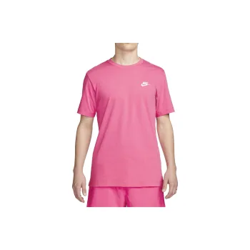 Nike Sportswear Club T Shirts Men Fuchsia