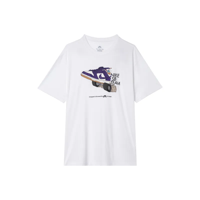 Nike T Shirts Men White-0