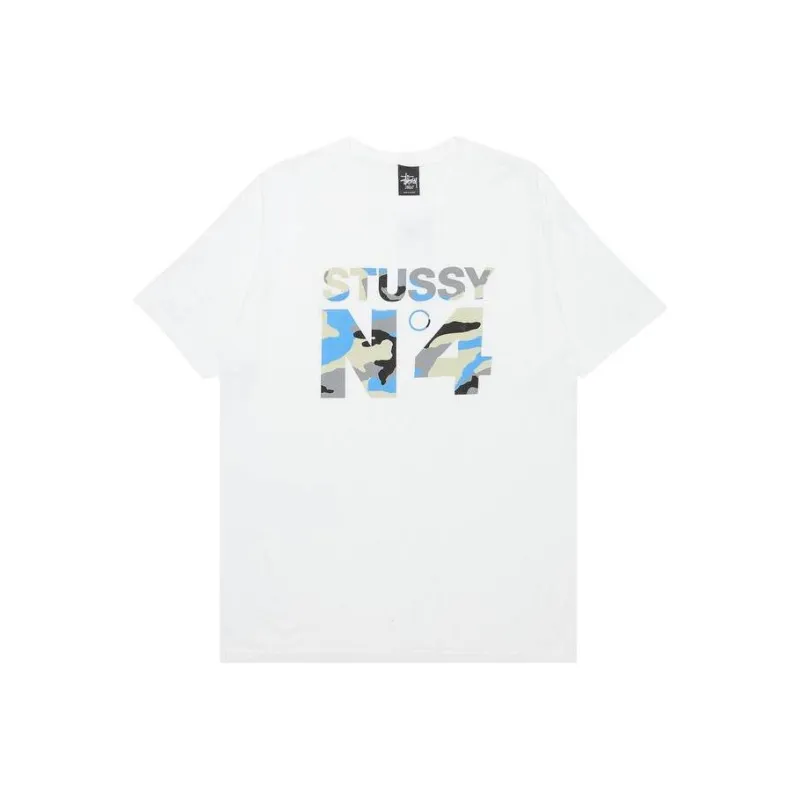 Stussy No.4 Beach Camo Tee-0