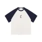 White & Navy Blue