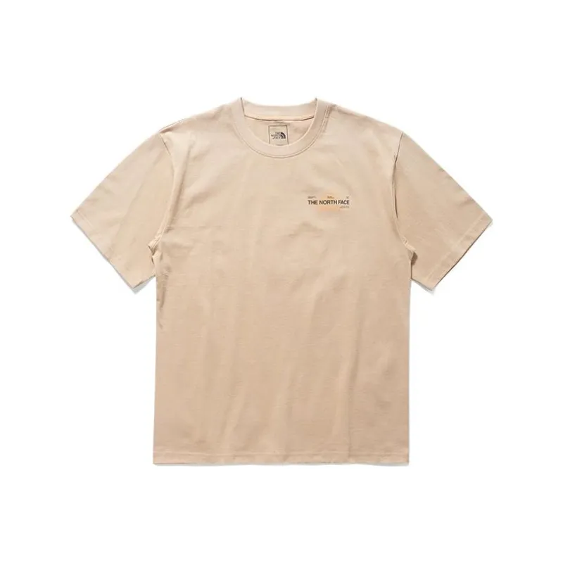 THE NORTH FACE Drop Shoulder Sleeve T Shirt Men's Khaki-0