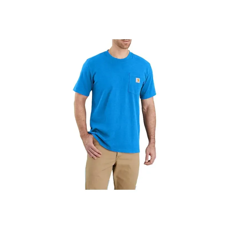 Carhartt 103296 HEAVYWEIGHT SHORT SLEEVE POCKET T SHIRT T Shirt RELAXED FIT Men's-14