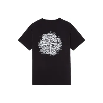 STONE ISLAND Graphic Printed Crewneck T Shirt