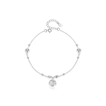 Fu Ru Ji 925 Sterling Silver Anklets Women's