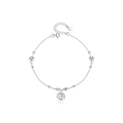 Fu Ru Ji 925 Sterling Silver Anklets Women's