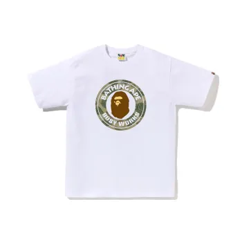 A BATHING APE Layered Line Camo Busy Works Tee