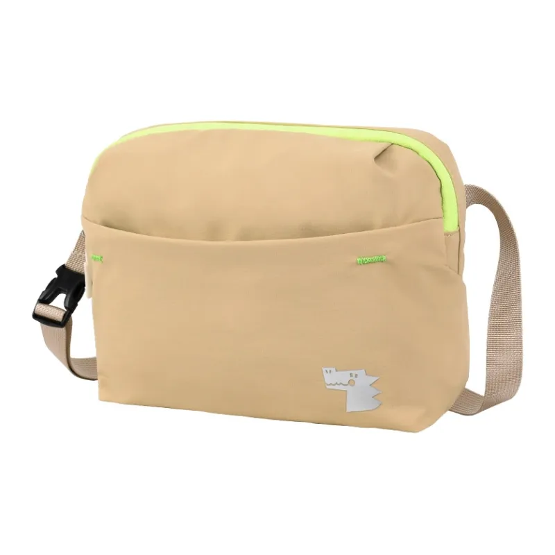 YOME Polyester Crossbody Bag Regular Unisex Ink Black/Light Coffee/Light Sky Blue-8