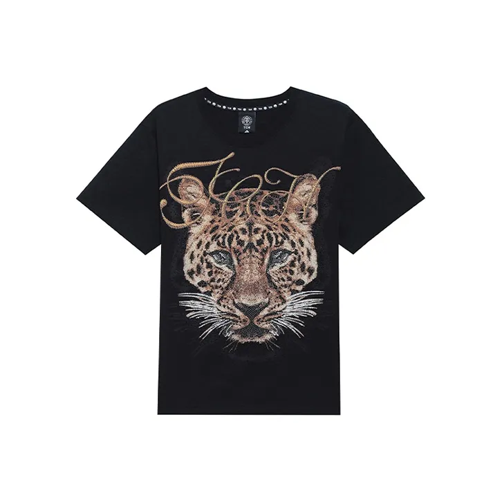 TCH T Shirts Unisex Black Base Gold Logo-0