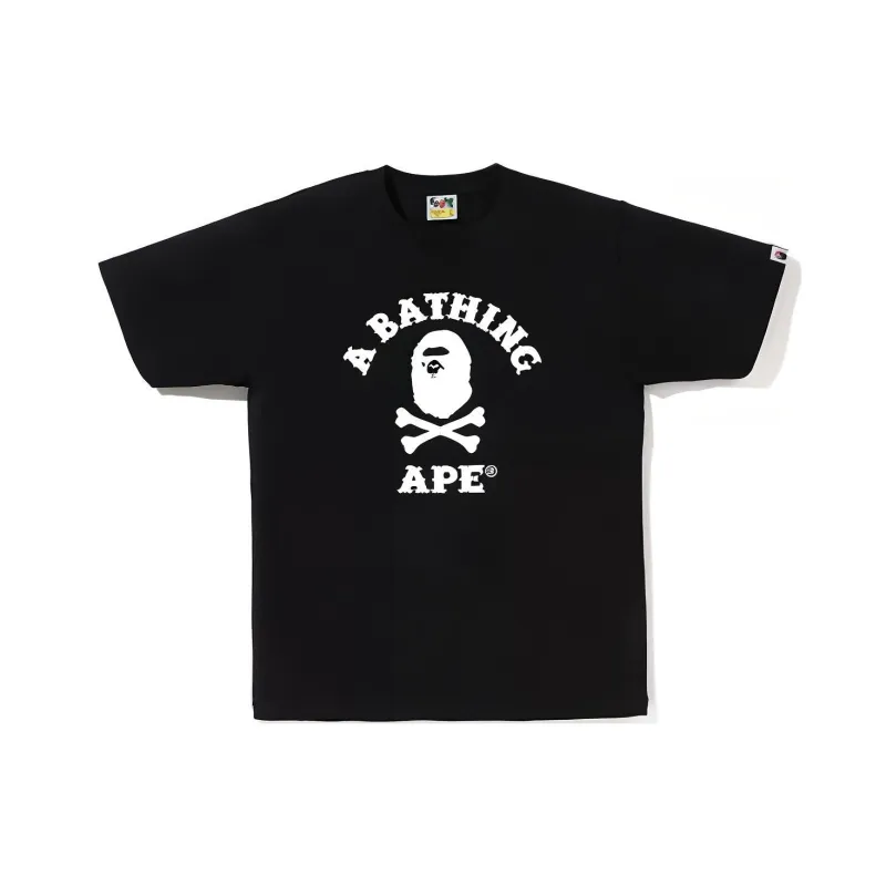 Bape Captain Ape Crossbone Tee-0