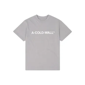 A COLD WALL* T Shirts Unisex Light Gray