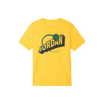 Jordan Set in Sleeve T Shirt Men's Yellow