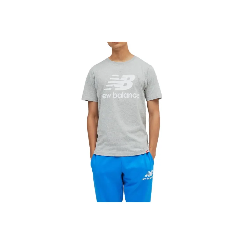 New Balance Essentials T-Shirts Men Gray-0