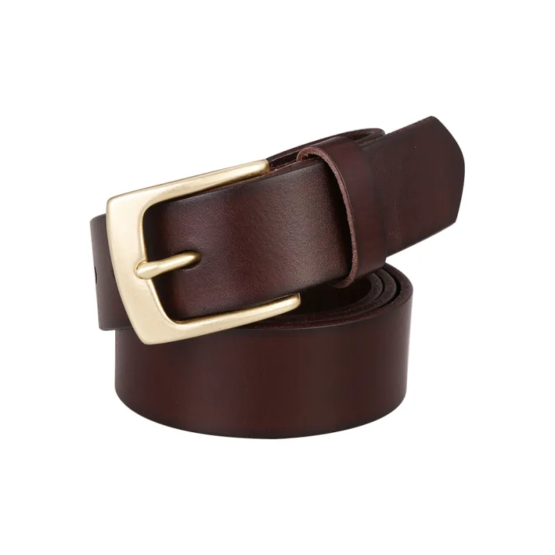 Cows Reign Top Grain Cow Leather Belts Unisex 3.4CM-0