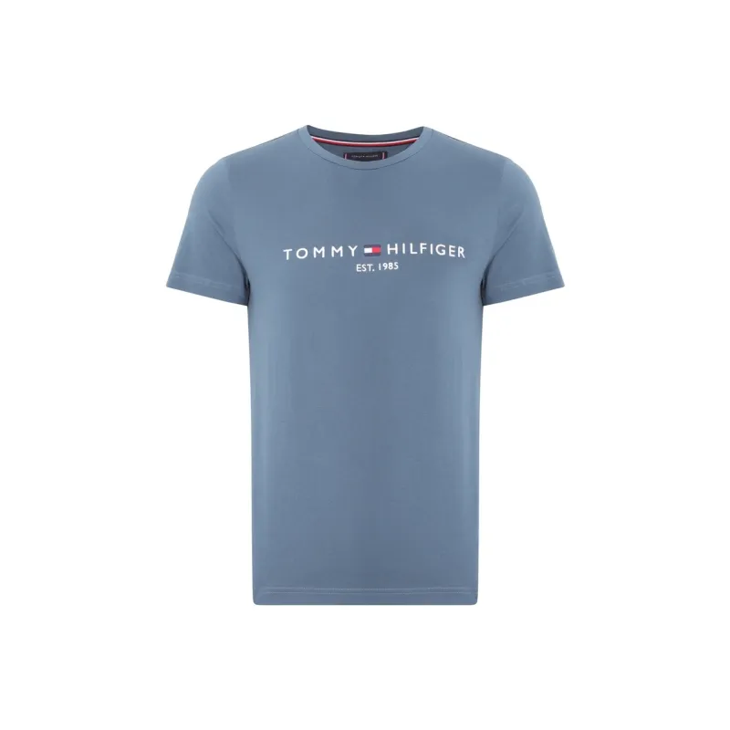 Tommy Hilfiger T Shirts Men Haze Blue DA4-0