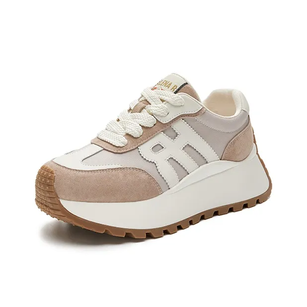 HR Low Top Skateboard Shoes Women's Apricot-1