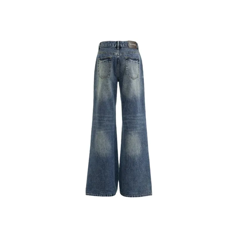 ZNZX Universal For All Seasons Jeans Unisex Vintage Blue-8