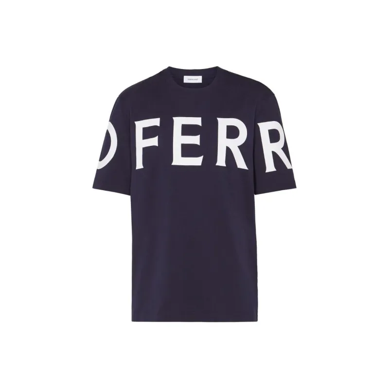 Ferragamo Logo print Cotton T shirt-0