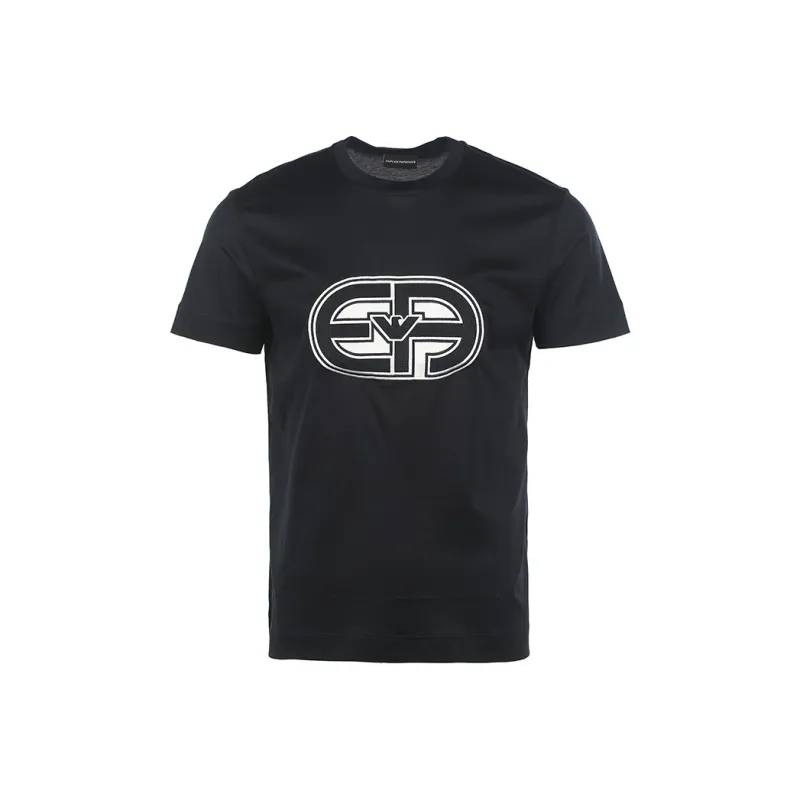 EMPORIO ARMANI SS23 Regular T Shirt Men's Dark Blue-0