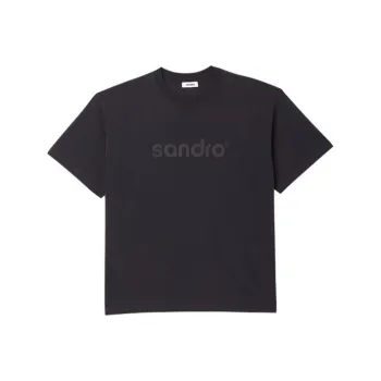 Sandro T Shirts Men Black