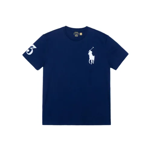 Polo Ralph Lauren SS23 Embroidery Pullover Short Sleeve T Shirt Navy Blue