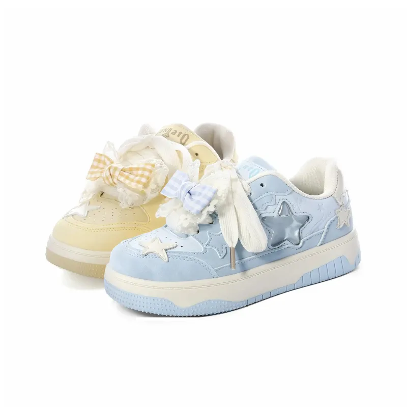 KAAVER OTTO Skateboard Shoes Women's Low Top White-8