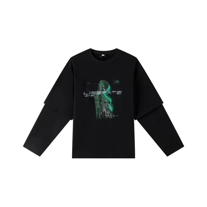 LNG T Shirts Unisex Ink Black-0