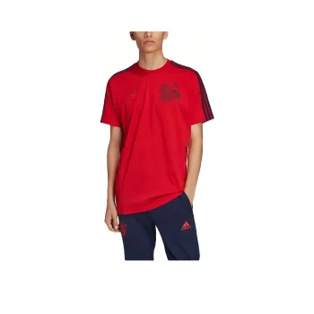Adidas Bayern Munich T Shirt Men's Red