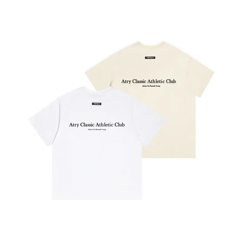 Atry Alphabet Slogan Series T Shirt Unisex 2 Pack-9