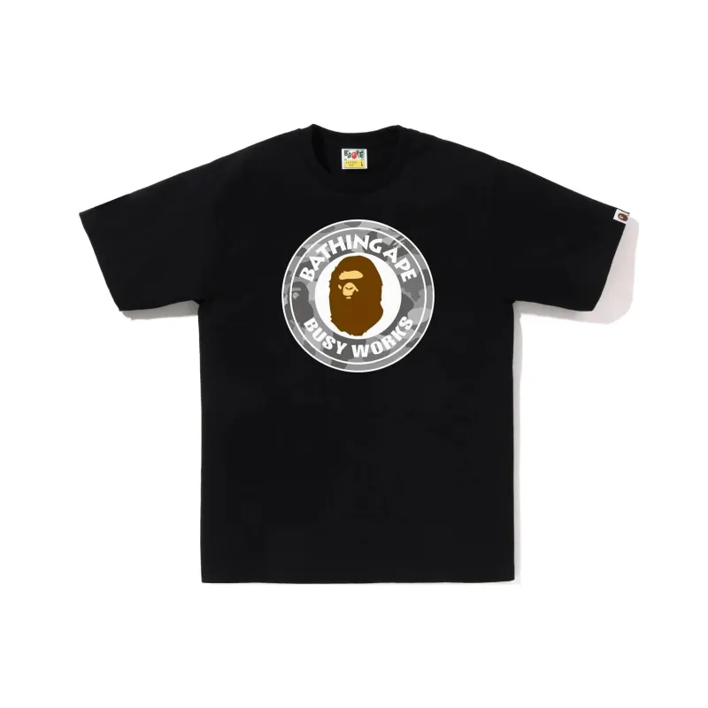 Bape Honeycomb Camo Busy Works Tee-0