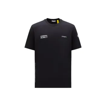Moncler Moncler X FRGMT Co branded SS23 T Shirt Unisex Black