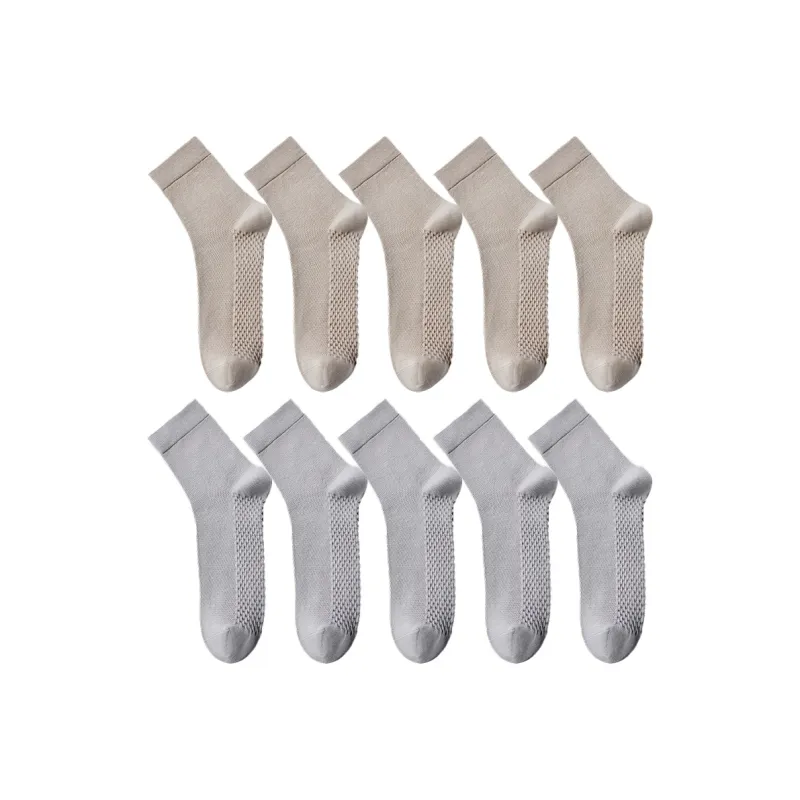 Cotton Gene Mid Calf Socks Men's Combo Set-23