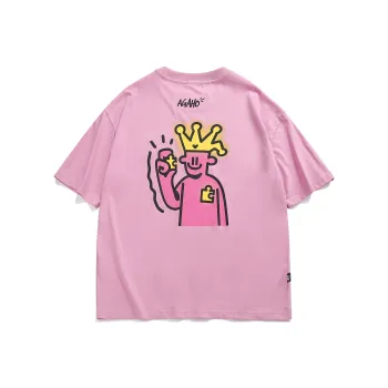 Agaho X Guuka T Shirts Unisex Smoke Pink Orchid
