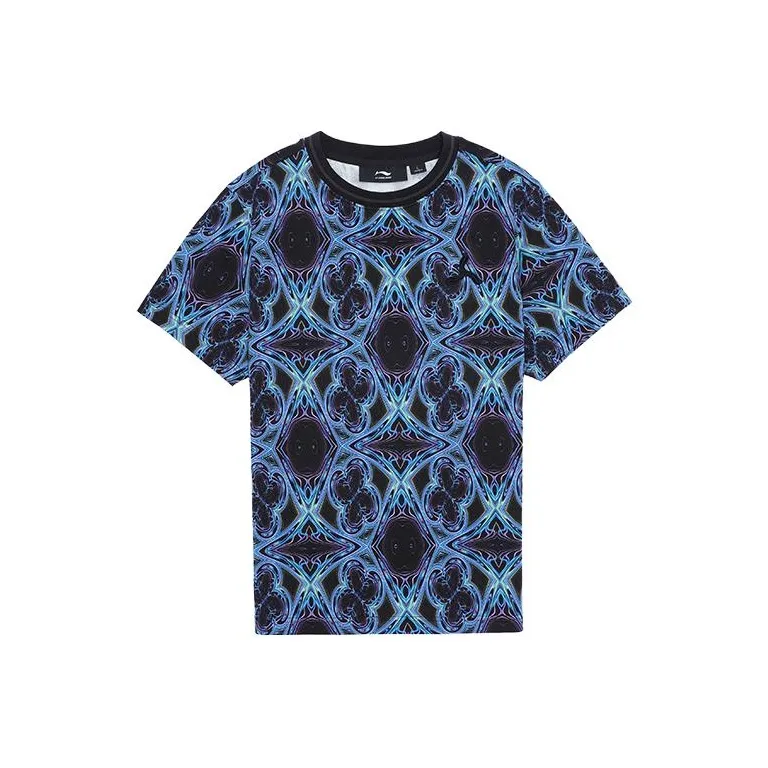 LI NING 1990 Classic Collection T Shirts Men Black-0
