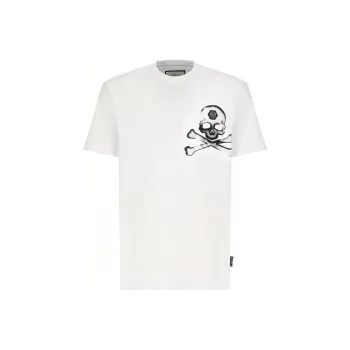 PHILIPP PLEIN Gothic Skull Printed Crewneck T Shirt