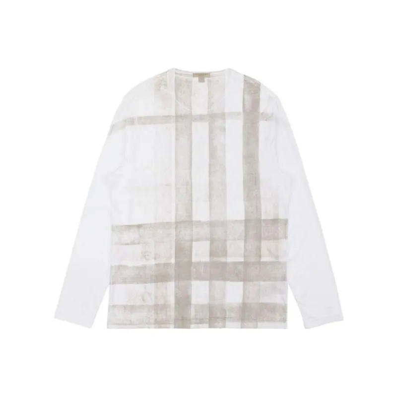 Burberry T-Shirts Men White-0