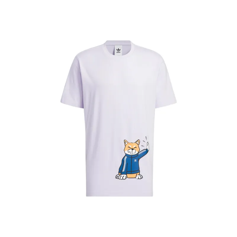 Adidas Originals T Shirts Men Lilac-0