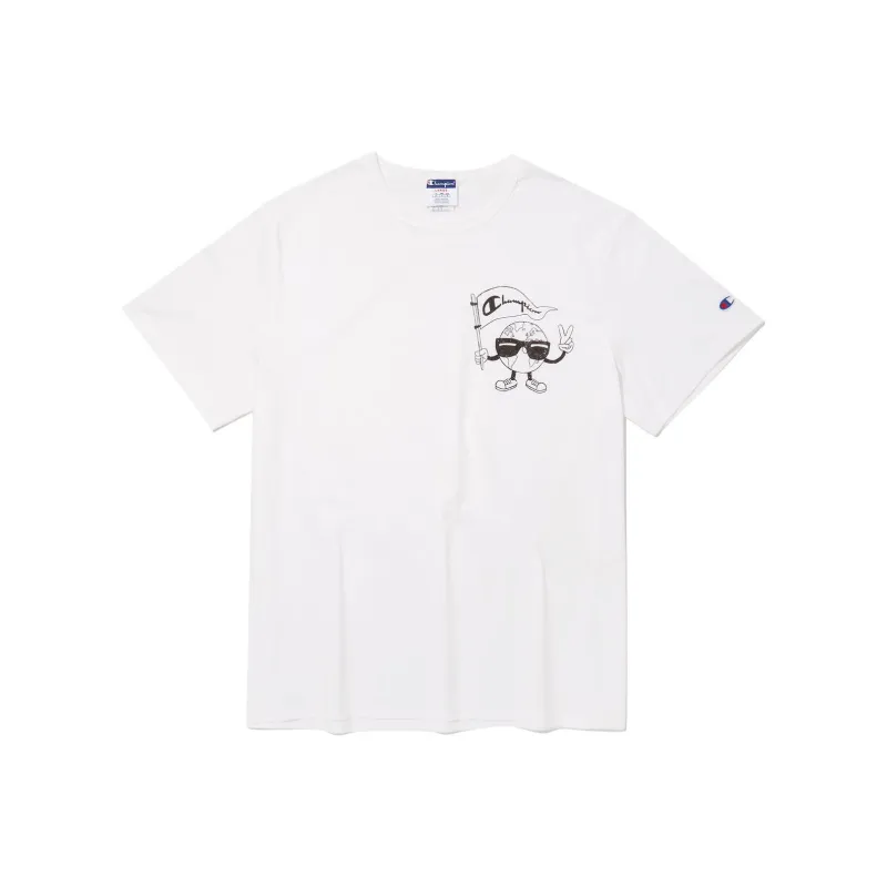 Champion T-Shirts Unisex White-0