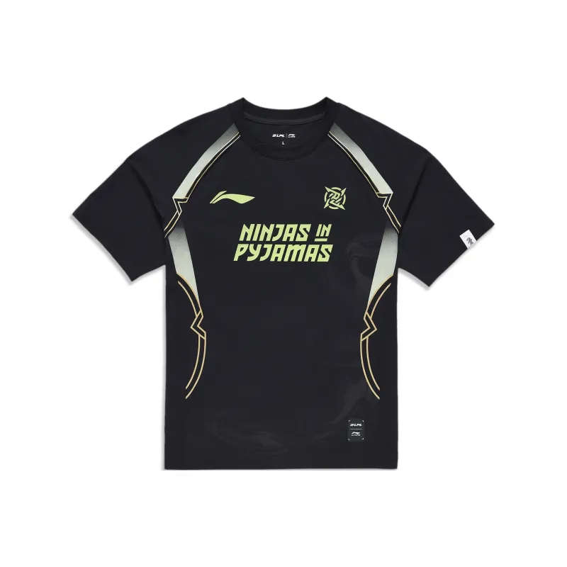 LiNing Sports Life Collection T Shirt 2024 Season NIP Team Unisex Black-0